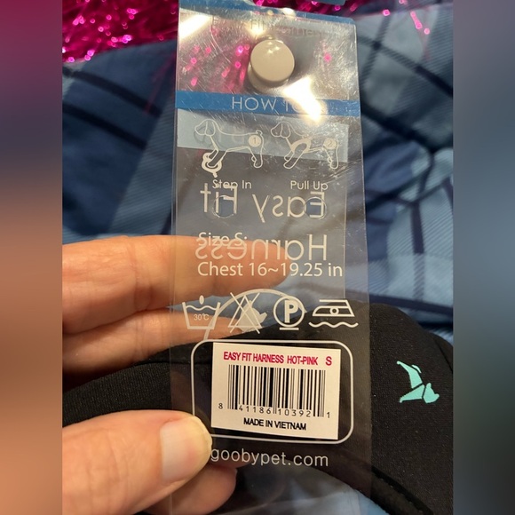 NWT Gooby Hot Pink Small Dog Harness, Easy Fit No Pull with Quick Release Buckle - Picture 7 of 10